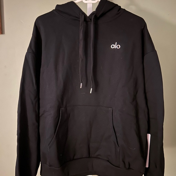 ALO Yoga Accolade Hoodie in Black NWT - Picture 2 of 3